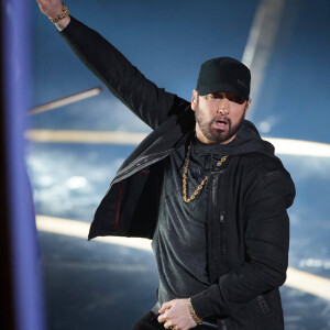 Eminem lors de la 92ème cérémonie des Oscars 2020 au Hollywood and Highland à Los Angeles. © AMPAS/Zuma Press/Bestimage