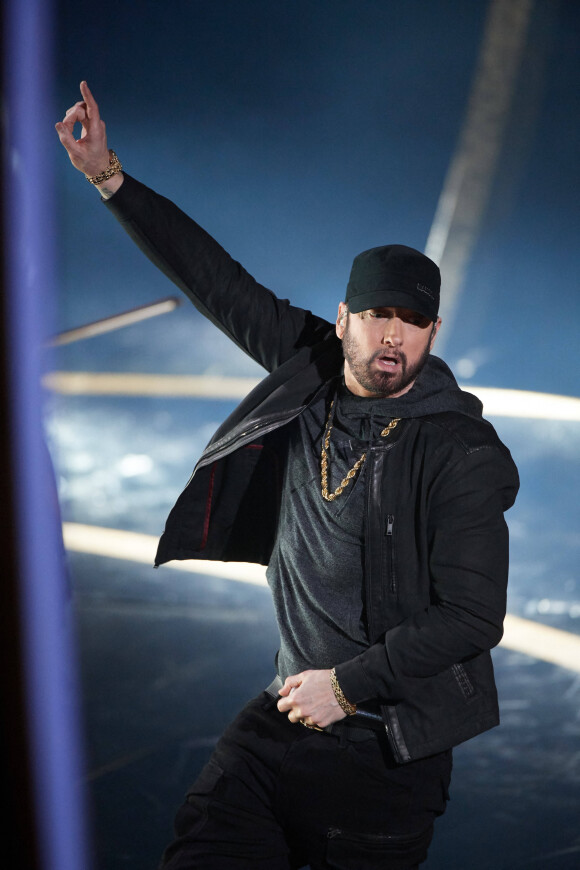 Eminem lors de la 92ème cérémonie des Oscars 2020 au Hollywood and Highland à Los Angeles. © AMPAS/Zuma Press/Bestimage