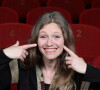 Exclusif - Magalie Madison lors d'un rendez-vous pour la pièce "Derniers Baisers" au théâtre de la Grande Comédie à Paris le 18 Avril 2019. © Denis Guignebourg / Bestimage
