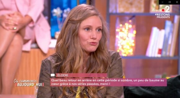 Magalie Madison dans l'émission "Ca commence aujourd'hui", sur France 2.