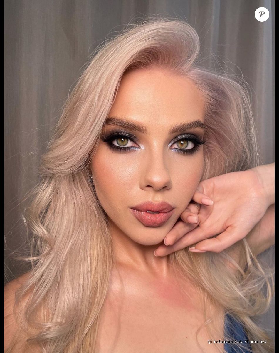 Kate Shumskaya est une influenceuse russe, connue pour sa ressemblance à Scarlett Johansson. Novembre 2020.