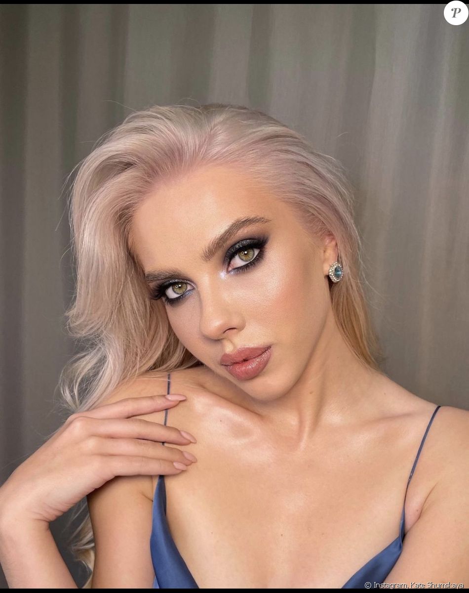 Kate Shumskaya est une influenceuse russe, connue pour sa ressemblance à Scarlett Johansson. Novembre 2020.