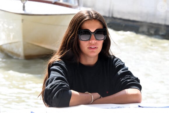 Le mannequin Sara Sampaio arrive à Venise pour la 78ème festival international du film de Venise, la Mostra. Le 31 août 2021.