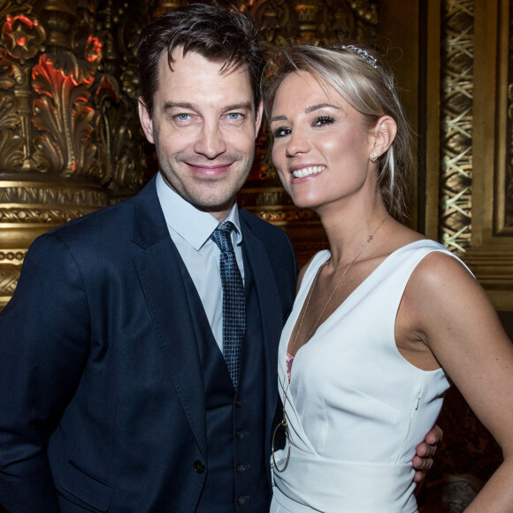 Elodie Gossuin-Lacherie et son mari Bertrand Lacherie - Avant-première de la nouvelle saison "Festival Pirates et Princesses" de Disneyland Paris au Palais Garnier à Paris, France, le 9 mars 2018. © Cyril Moreau/Bestimage