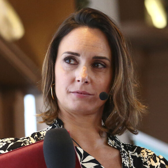 Julia Vignali participe à la 5ème Journée nationale de lutte contre le harcèlement à l'école, au collège Chaptal à Paris, le 7 novembre 2019. © Gwendoline Le Goff / Panoramic / Bestimage