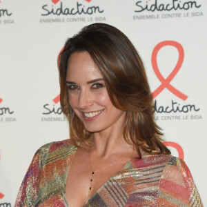 Julia Vignali - Soirée de présentation de la prochaine édition du Sidaction 2018 au musée du Quai Branly - Jacques Chirac à Paris, France, le 5 mars 2018. © Coadic Guirec/Bestimùage