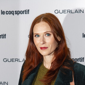 Audrey Fleurot - Guerlain et le coq sportif au lancement de leur seconde collaboration à la boutique Guerlain des Champs-Elysées à Paris le 23 octobre 2018. © Pierre Perusseau/Bestimage