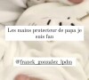 Story Instagram, samedi 4 septembre.