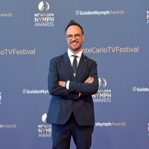 Jarry lors du photocall de la cérémonie des Nymphes d'Or du 60ème festival de télévision de Monte Carlo au Grimaldi Forum à Monaco. © Bruno Bebert / Bestimage 