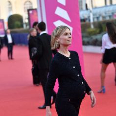 Clémence Poésy, enceinte de son troisième enfant, assiste à la remise de l'Hollywood Rising-Star Award et à la projection du film"Flag Day" lors de la 47ème édition du Festival du Cinéma Américain de Deauville. Le 4 septembre 2021. © Olivier Borde/Bestimage
