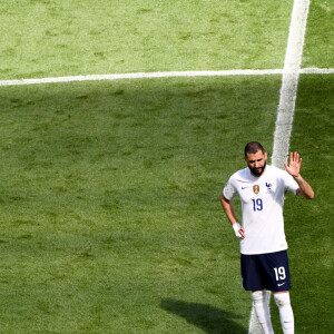 Karim Benzema lors du match de l'UEFA Euro 2020 opposant la Hongrie à la France au stade Puskas Arena à Budapest, Hongrie, le 19 juin 2021. © Anthony Bibard/FEP/Panoramic/Bestimage