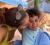 Cora Gauthier, la compagne de Karim Benzema, a publié des photos de vacances avec leur fils Ibrahim sur sa page Instagram le 5 septembre 2021.