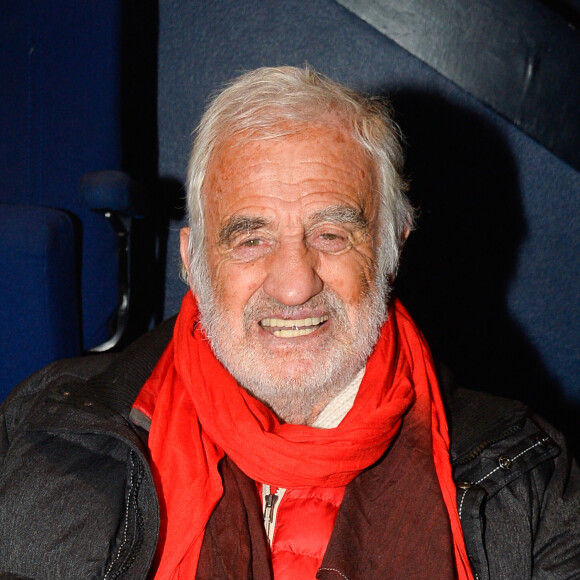 Exclusif - Jean-Paul Belmondo au concert de Charles Aznavour au Palais des Sports à Paris, le 21 décembre 2016. © Guirec Coadic/Bestimage