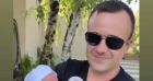 Marceau,, le fils de Mélanie Gonzalez de "Familles nombreuses", avec son papa