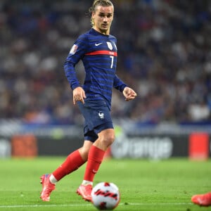 Antoine Griezmann (france) - Match de football : Eliminatoires coupe du monde 2022 : La France bat la Finlande 2-0 à Lyon le 7 septembre 2021. © Frédéric Chambert/Panoramic/Bestimage