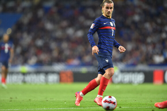 Antoine Griezmann (france) - Match de football : Eliminatoires coupe du monde 2022 : La France bat la Finlande 2-0 à Lyon le 7 septembre 2021. © Frédéric Chambert/Panoramic/Bestimage