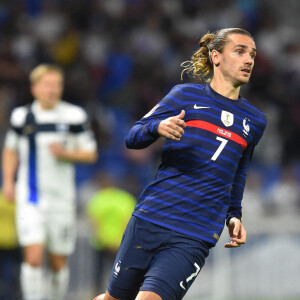 Antoine Griezmann (france) - Match de football : Eliminatoires coupe du monde 2022 : La France bat la Finlande 2-0 à Lyon le 7 septembre 2021. © Frédéric Chambert/Panoramic/Bestimage