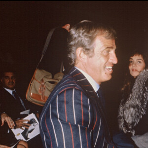 Jean-Paul Belmondo et Alain Delon en 1983.