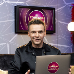 Exclusif - Jeanfi Janssens - Backstage de l'enregistrement de l'émission "Les comiques préférés des français" au Palais des Sports (Dôme de Paris) à Paris, qui sera diffusée le 17 avril sur France 2 © Pierre Perusseau / Bestimage 