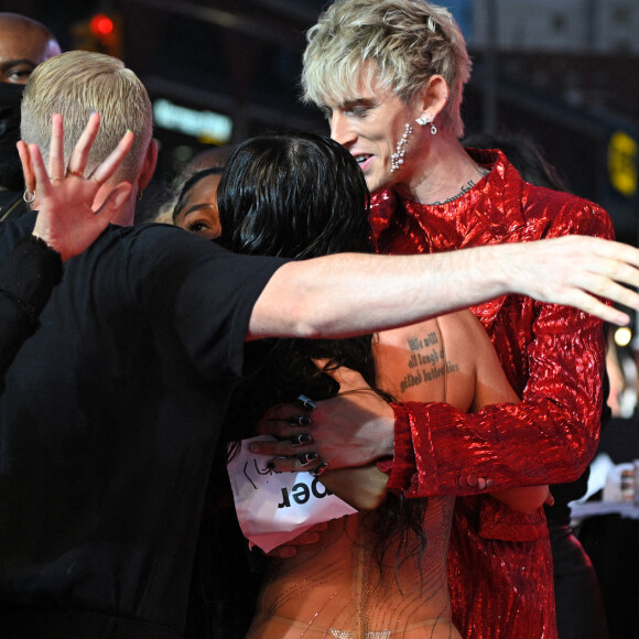 Megan Fox et Machine Gun Kelly ont été impliqués dans une altercation avec Conor McGregor aux MTV Video Music Awards 2021. Brooklyn, New York, le 12 septembre 2021.