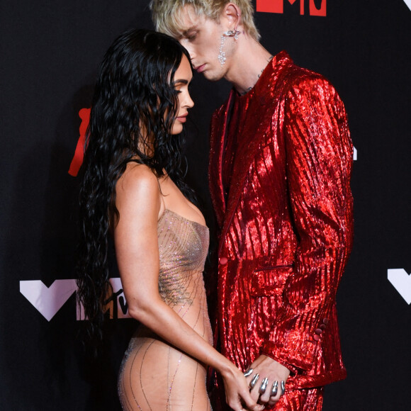 Megan Fox et Machine Gun Kelly assistent aux MTV Video Music Awards 2021. Brooklyn, New York, le 12 septembre 2021.