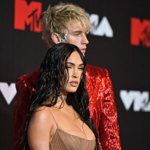 Megan Fox et Machine Gun Kelly assistent aux MTV Video Music Awards 2021. Brooklyn, New York, le 12 septembre 2021.