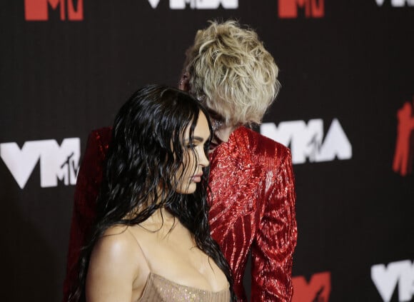 Machine Gun Kelly and Megan Fox arrive on the red carpet at the 38th annual MTV Video Music Awards at Barclays Center in New York City on Sunday, September 12, 2021. Photo by John Angelillo/UPI/ABACAPRESS.COM 