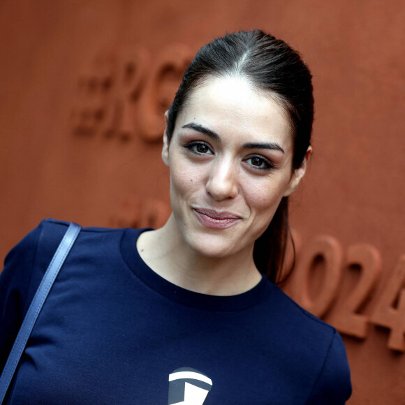 Sofia Essaïdi au village des Internationaux de Tennis de Roland-Garros à Paris. © Cyril Moreau-Dominique Jacovides/Bestimage