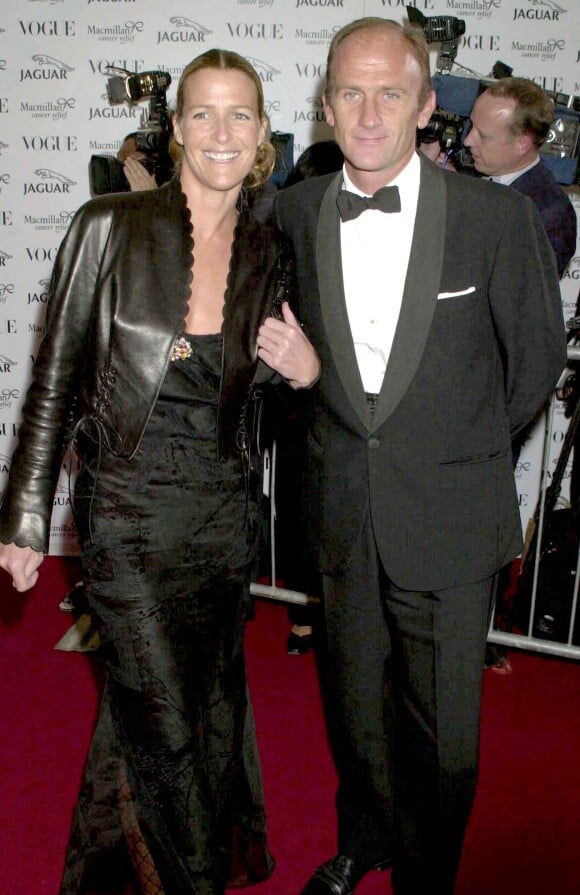 India Hicks et son mari David Flint Wood lors d'un gala en 2001.