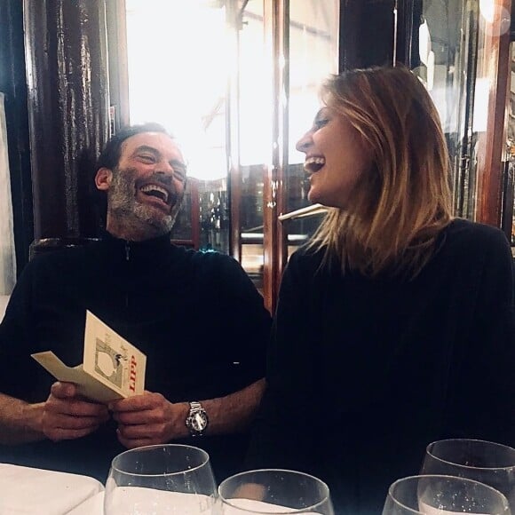 Anthony Delon et Sveva Alviti sur Instagram en février 2020.
