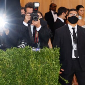 Kim Kardashian assiste au Met Gala 2021 consacré à l'exposition "Celebrating In America: A Lexicon Of Fashion" au Metropolitan Museum of Art. New York, le 13 septembre 2021.