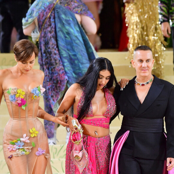 Irina Shayk, Lourdes Leon, Jeremy Scott - People à la sortie de la soirée du Met Gala (Met Ball) 2021 "Celebrating In America: A Lexicon Of Fashion" au Metropolitan Museum of Art à New York, le 13 septembre 2021. 