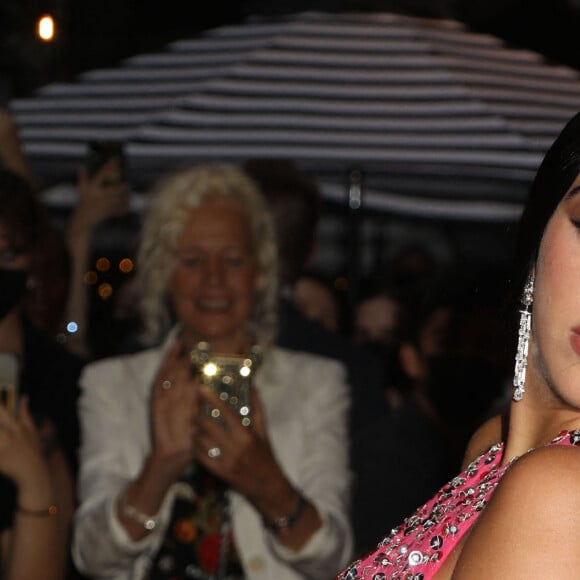 Lourdes Leon - Les people à la sortie du Mark Hotel pour se rendre à la soirée du Met Gala (Met Ball) 2021 à New York, le 13 septembre 2021. © Nancy Kaszerman/ZUMA Press Wire/Bestimage 