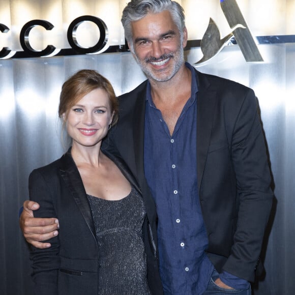 Exclusif - François Vincentelli et sa compagne Alice Dufour - Arrivées au concert hommage à Johnny Hallyday "Que je t'aime" à l'AccorHotels Arena Paris Bercy à Paris. Le 14 septembre 2021 © Borde-Jacovides-Moreau / Bestimage