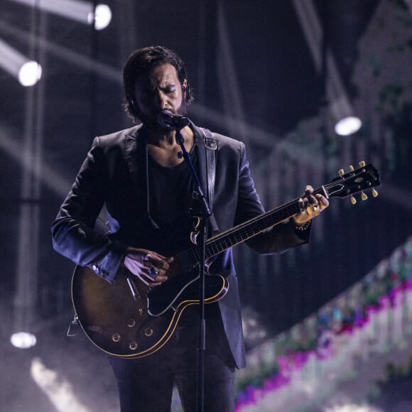 Exclusif - Maxim Nucci (Yodelice) - Concert hommage à Johnny Hallyday "Que je t'aime" à l'AccorHotels Arena Paris Bercy à Paris. Le 14 septembre 2021 © Borde-Jacovides-Moreau / Bestimage