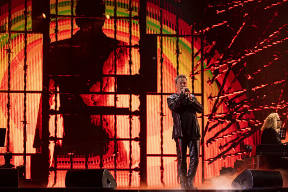 Exclusif - Florent Pagny - Concert hommage à Johnny Hallyday "Que je t'aime" à l'AccorHotels Arena Paris Bercy à Paris. Le 14 septembre 2021 © Borde-Jacovides-Moreau / Bestimage