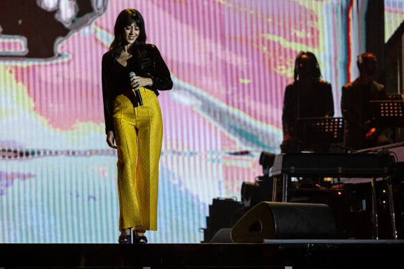 Exclusif - Nolwenn Leroy - Concert hommage à Johnny Hallyday "Que je t'aime" à l'AccorHotels Arena Paris Bercy à Paris. Le 14 septembre 2021 © Borde-Jacovides-Moreau / Bestimage