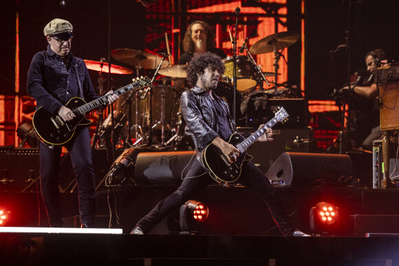 Exclusif - Philippe Almosnino et Yarol Poupaud - Concert hommage à Johnny Hallyday "Que je t'aime" à l'AccorHotels Arena Paris Bercy à Paris. Le 14 septembre 2021 © Borde-Jacovides-Moreau / Bestimage