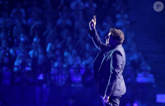 Exclusif - Patrick Bruel - Concert hommage à Johnny Hallyday "Que je t'aime" à l'AccorHotels Arena Paris Bercy à Paris. Le 14 septembre 2021 © Borde-Jacovides-Moreau / Bestimage