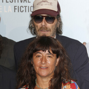 Philippe Rebbot, Romane Bohringer - Projection des trois premiers épisodes de la fiction "L'amour flou" lors du Festival de la Fiction de La Rochelle. © Christophe Aubert via Bestimage