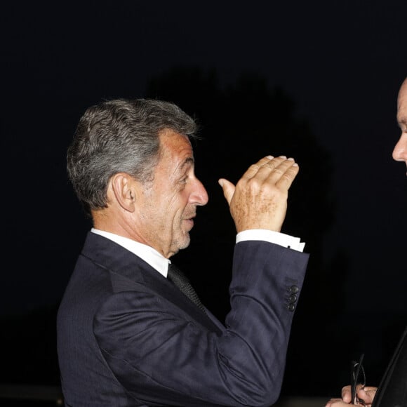 Exclusif - Nicolas Sarkozy et le prince Albert II de Monaco - Soirée du 30e anniversaire de "Mission Enfance" au sporting de Monte-Carlo à Monaco le 17 septembre 2021. © Claudia Albuquerque/Bestimage