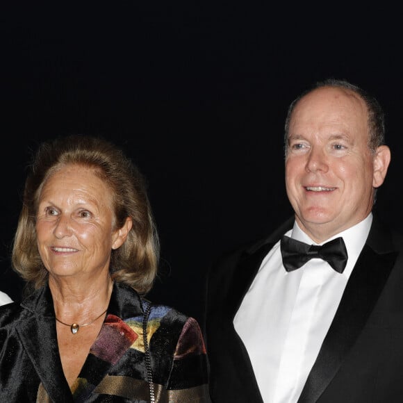 Exclusif - Patricia Husson, le prince Albert II de Monaco - Soirée du 30e anniversaire de "Mission Enfance" au sporting de Monte-Carlo à Monaco le 17 septembre 2021. © Claudia Albuquerque/Bestimage
