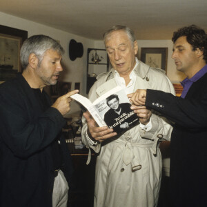 Archives - Rendez-vous avec Yves Montand à son domicile. Septembre 1990 © Michel Ristroph via Bestimage