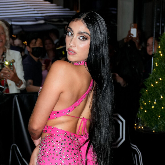 Lourdes Leon à la sortie de l'hôtel Mark pour se rendre à la soirée du Met Gala (Met Ball) 2021 à New York City, New York, Etats-Unis, le 13 septembre 2021.