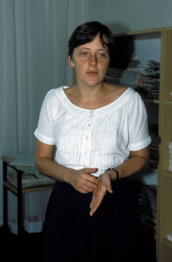Archives - Angela Merkel le 22 mai 1990.