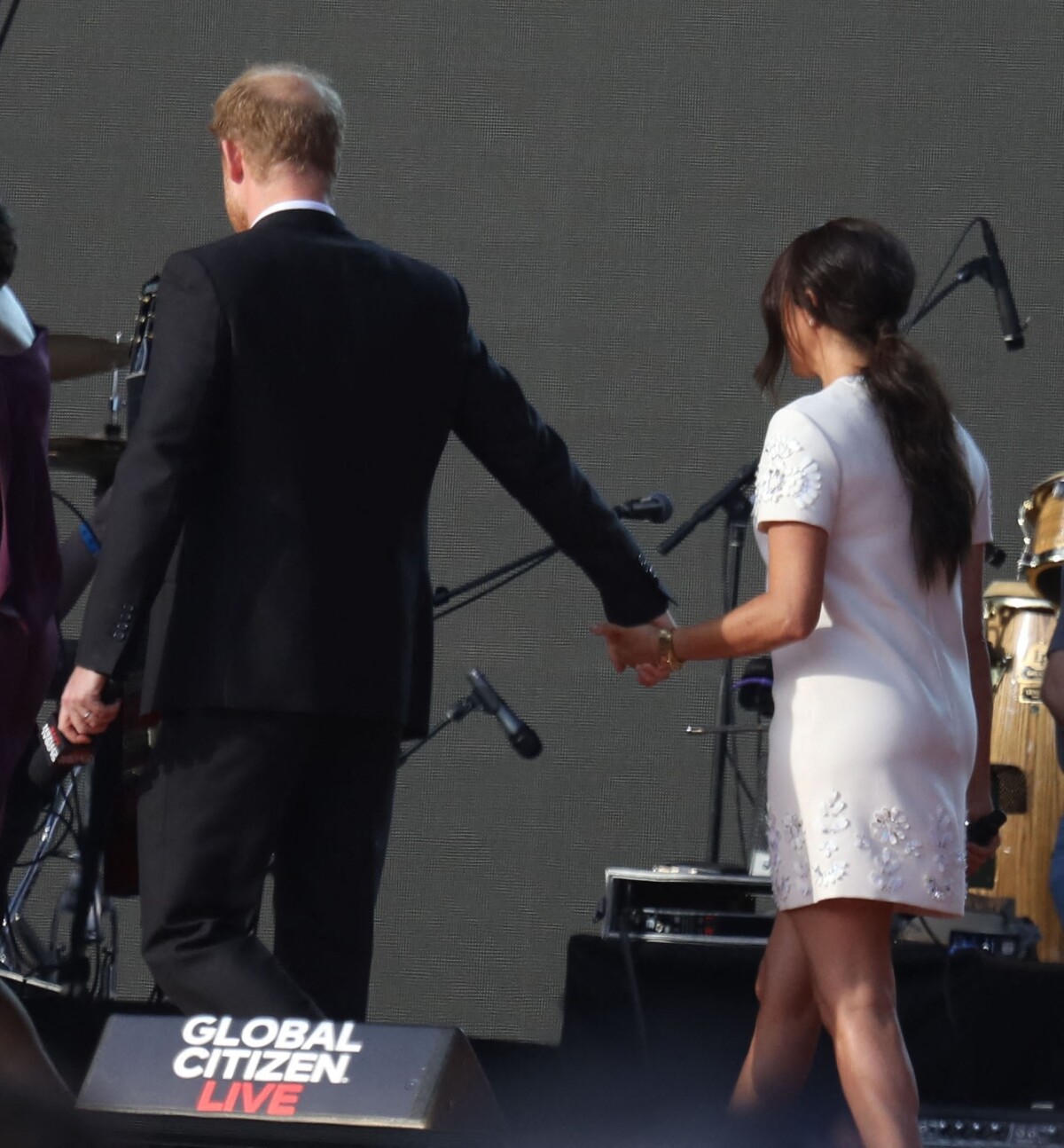 Vidéo : Le prince Harry et Meghan Markle - Concert Global Citizens 2021