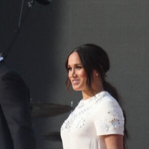 Le prince Harry et Meghan Markle - Concert Global Citizens 2021 au coeur de Central Park à New York le 25 septembre 2021. 