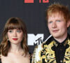 Ed Sheeran - Cérémonie des 2021 MTV Video Music Awards à New York, le 12 septembre 2021.