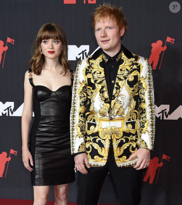 Ed Sheeran - Cérémonie des 2021 MTV Video Music Awards à New York, le 12 septembre 2021.