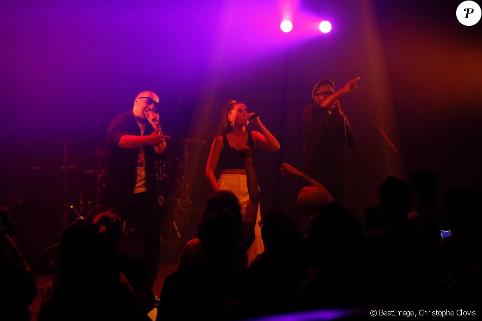 Leroy (du groupe Saïan Supa Crew), Camille Esteban, Féfé (du groupe Saïan Supa Crew) Concert